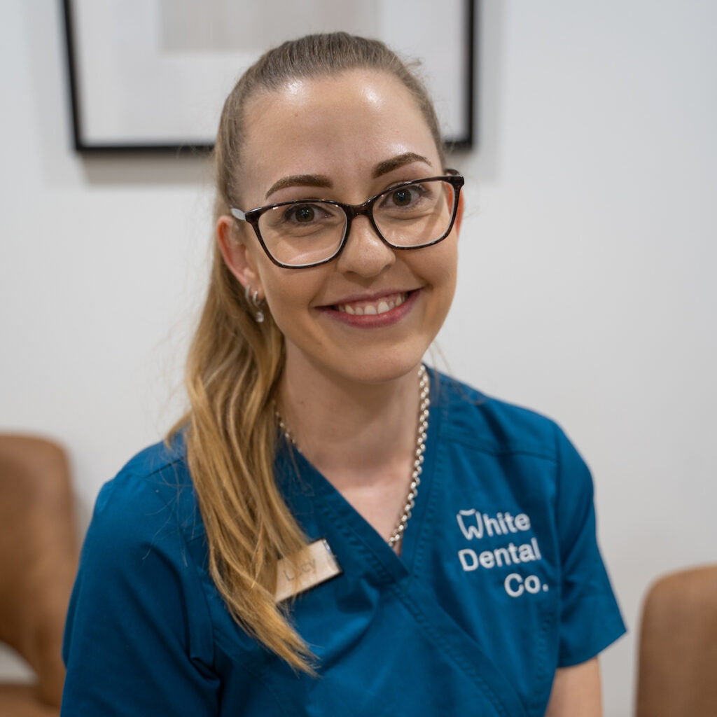 Portrait of Lucy Wilson: Clinical, Reception and Communications Manager at White Dental Co.